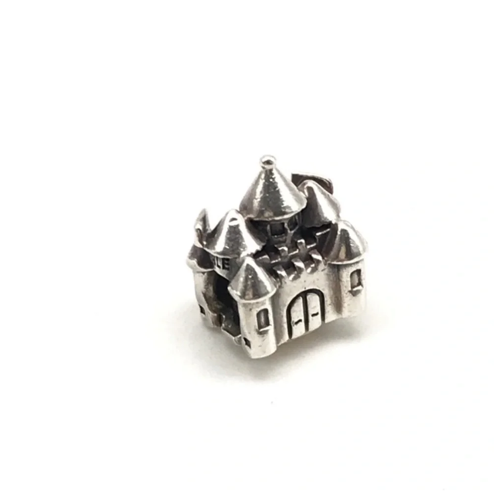 Pandora 925 14K Two Tone Happily Ever After After Princess Castle Bead Charm